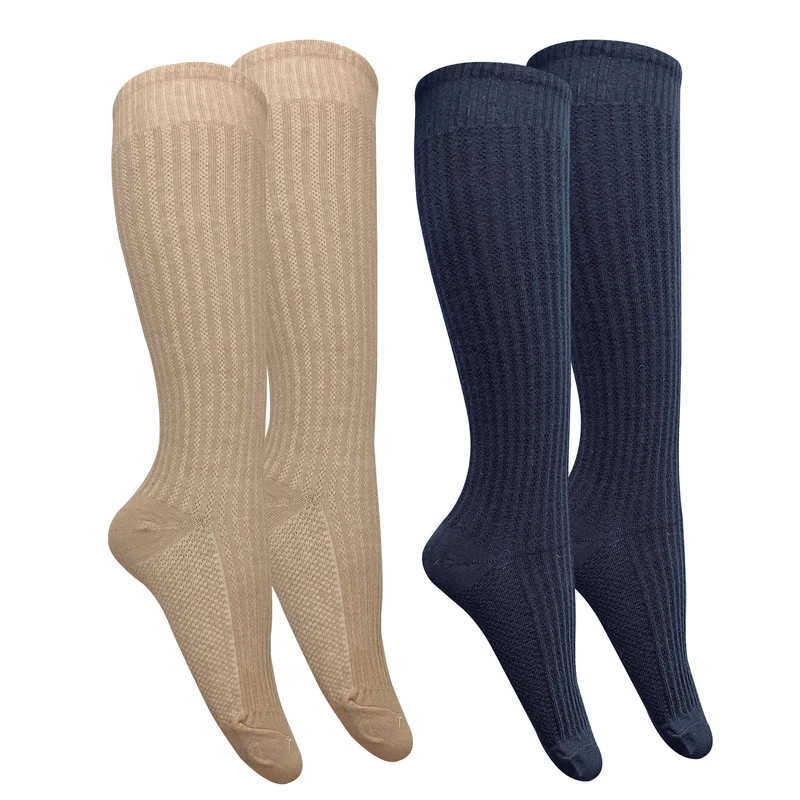 جوراب ساق بلند زنانه تن پوش هنگامه مدل کبریتی بسته 2 عددی