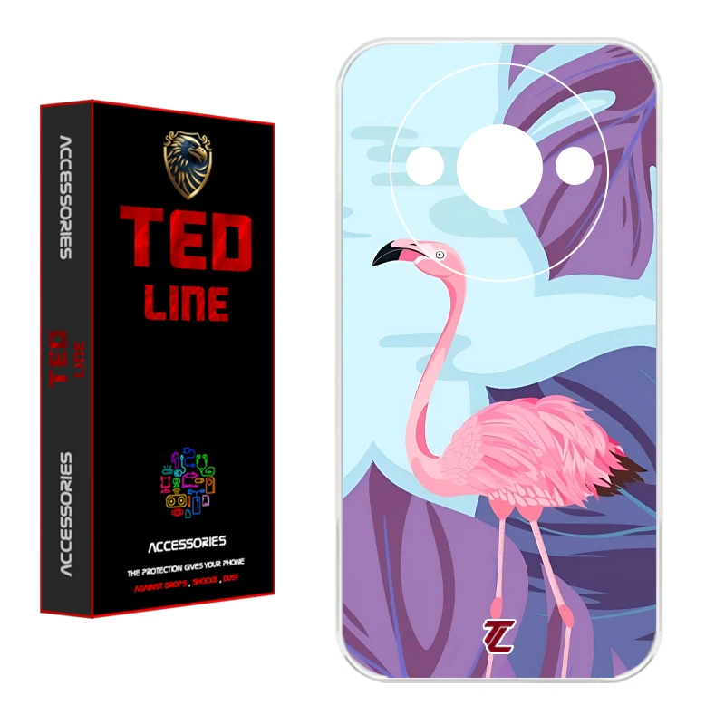 کاور تدلاین طرح فلامینگو کد 1209 مناسب برای گوشی موبایل شیائومی Redmi A3