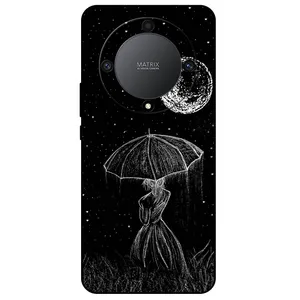 Megafone Girl and Moon 1369 Cover For Honor Magic 5 Lite