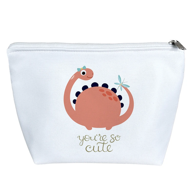 کیف لوازم آرایش دخترانه خندالو مدل دایناسور کد 1807