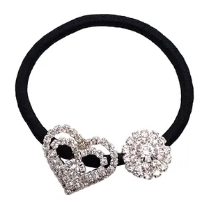 کش مو زنانه مدل قلب و گل کد KSH720NG-S13