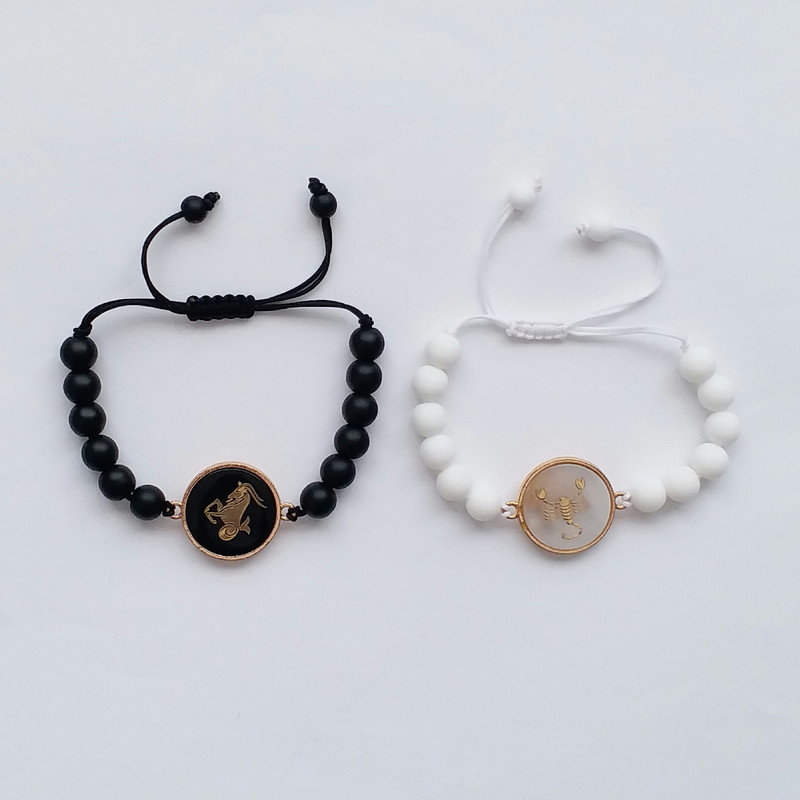 دستبند مدل ماه تولد آبان و دی F103 مجموعه 2 عددی دستبند مدل ماه تولد آبان و دی F103 مجموعه 2 عددی