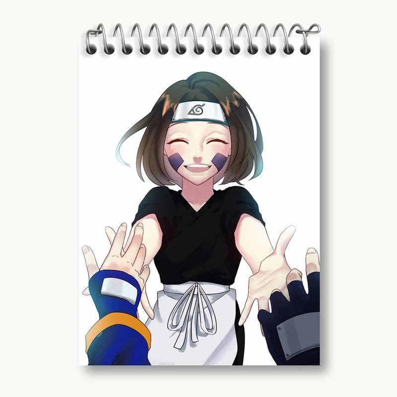 دفتر یادداشت 50 برگ خندالو مدل رین نوهارا انیمه ناروتو Naruto کد 11227