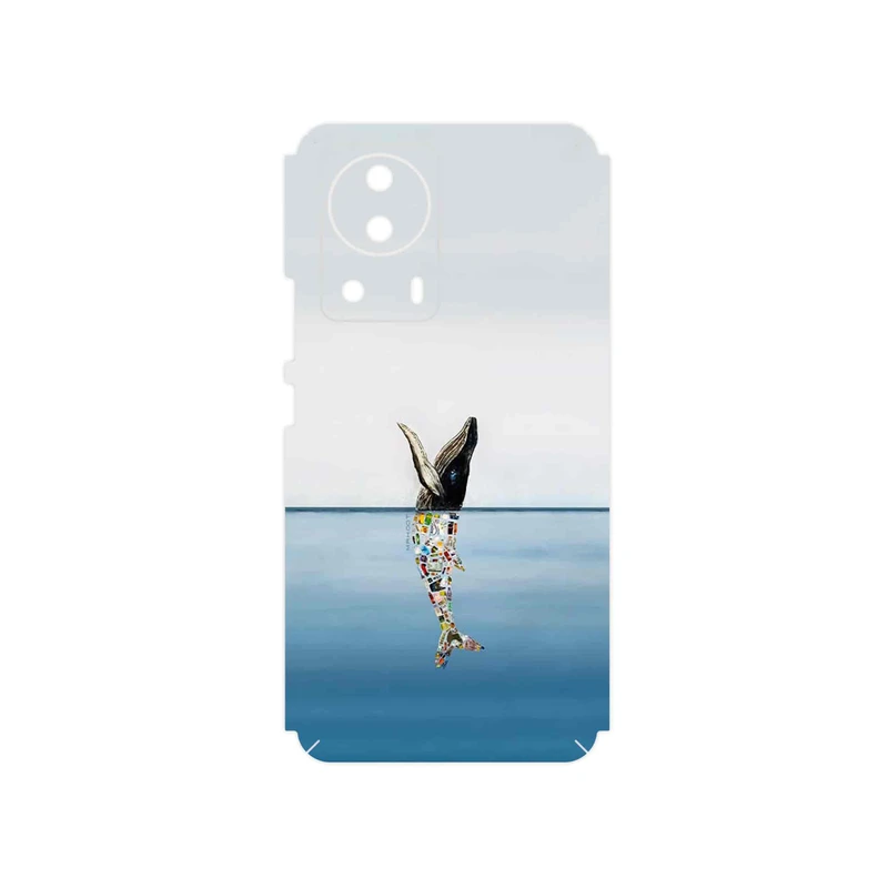 برچسب پوششی ماهوت مدل Collage of Sea Trash مناسب برای گوشی موبایل شیائومی 13 Lite