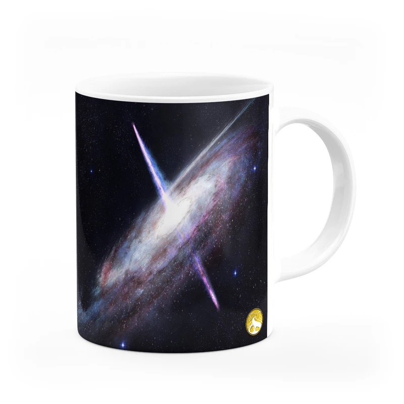 ماگ هومرو طرح گلکسی کهکشان مدل MG8726