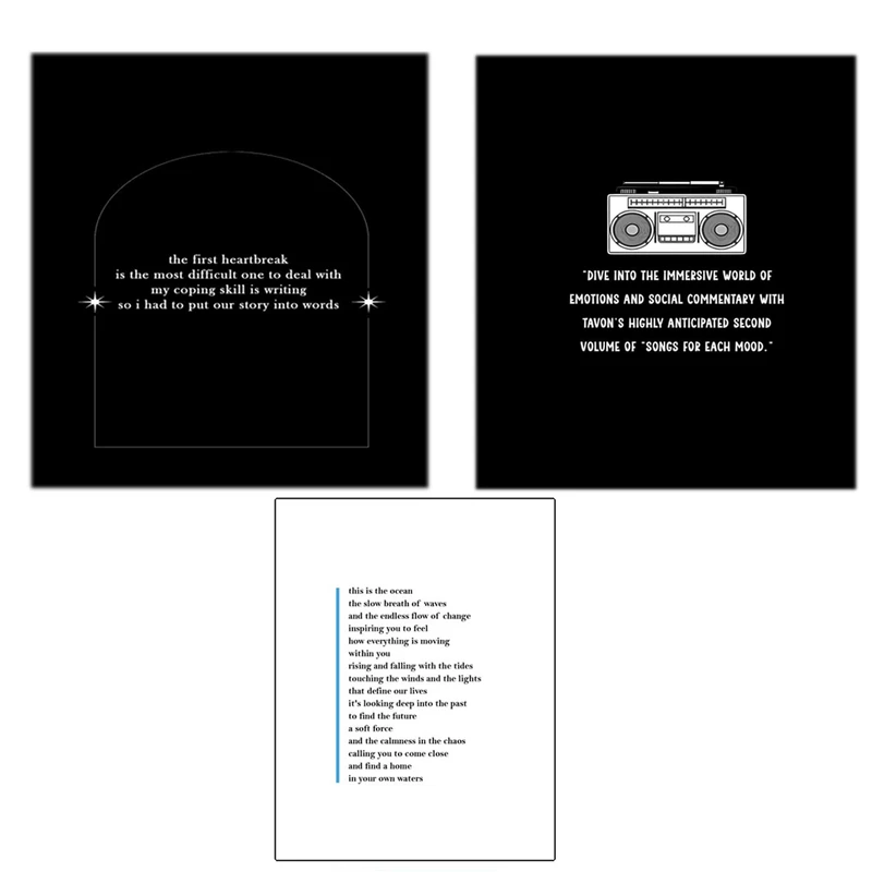 کتاب the ocean و Healing my heart و Songs for Each Mood اثر k.tolnoe و Bela H و Michael Tavon انتشارات آینده کتاب 3 جلدی