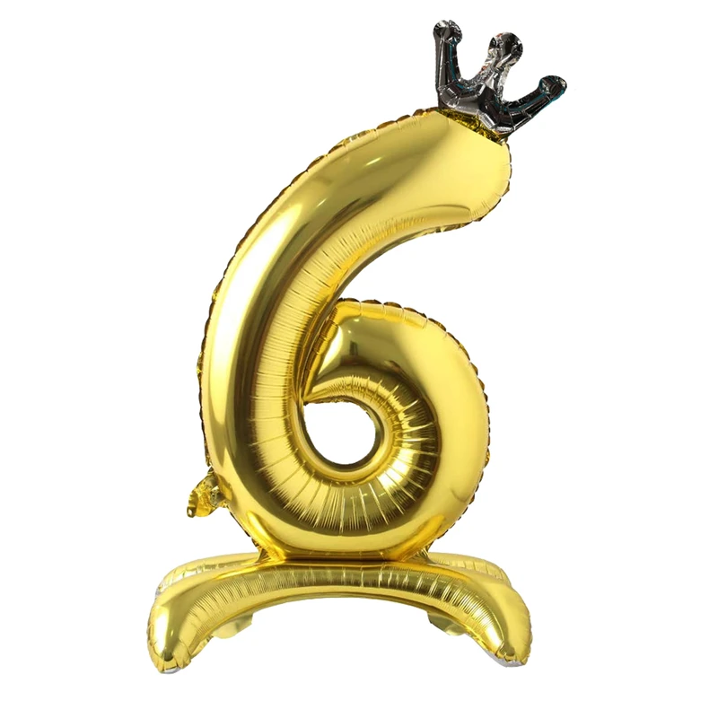 بادکنک فویلی مستر تم طرح عدد 6 سوپر پلاس