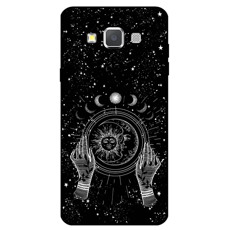 کاور مگافون طرح ماه و خورشید مدل 1892 مناسب برای گوشی موبایل سامسونگ Galaxy A7 2015         