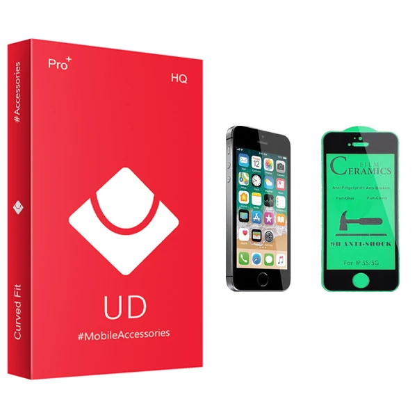 محافظ صفحه نمایش سرامیکی یو دی مدل HQ مناسب برای گوشی موبایل اپل iPhone SE 2016