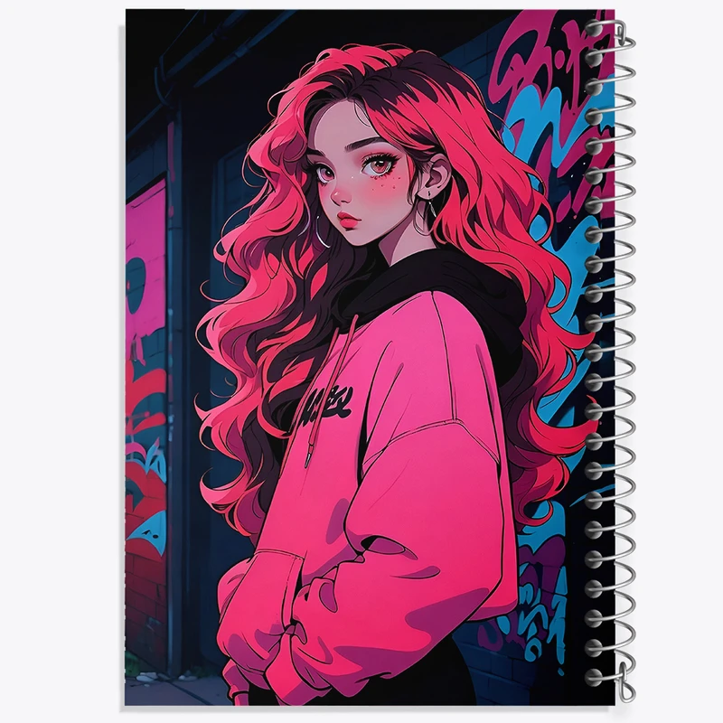 دفتر مشق 100 برگ خندالو طرح دخترانه کد F5198