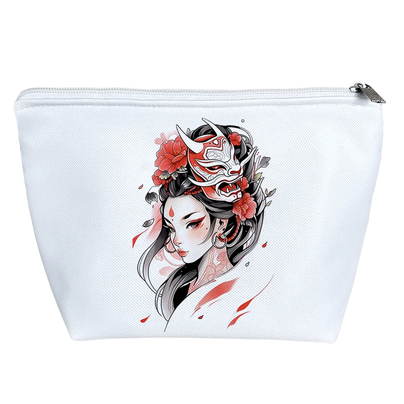 کیف لوازم آرایش دخترانه خندالو مدل دختر ژاپنی و اژدها کد H381