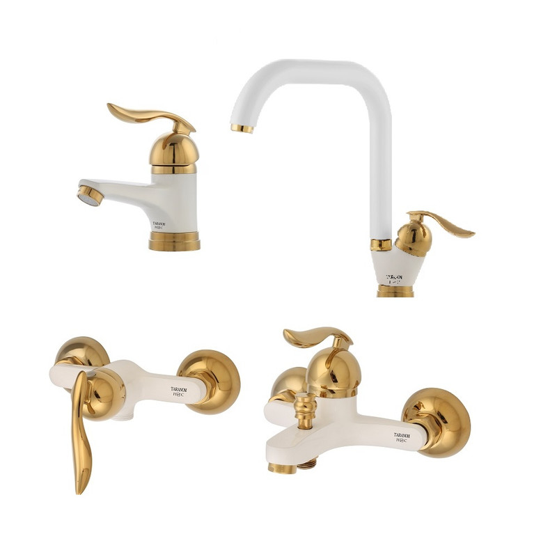 ست شیرآلات ترنم مدل قهرمان تپس کد2KH-ST مجموعه 4 عددی