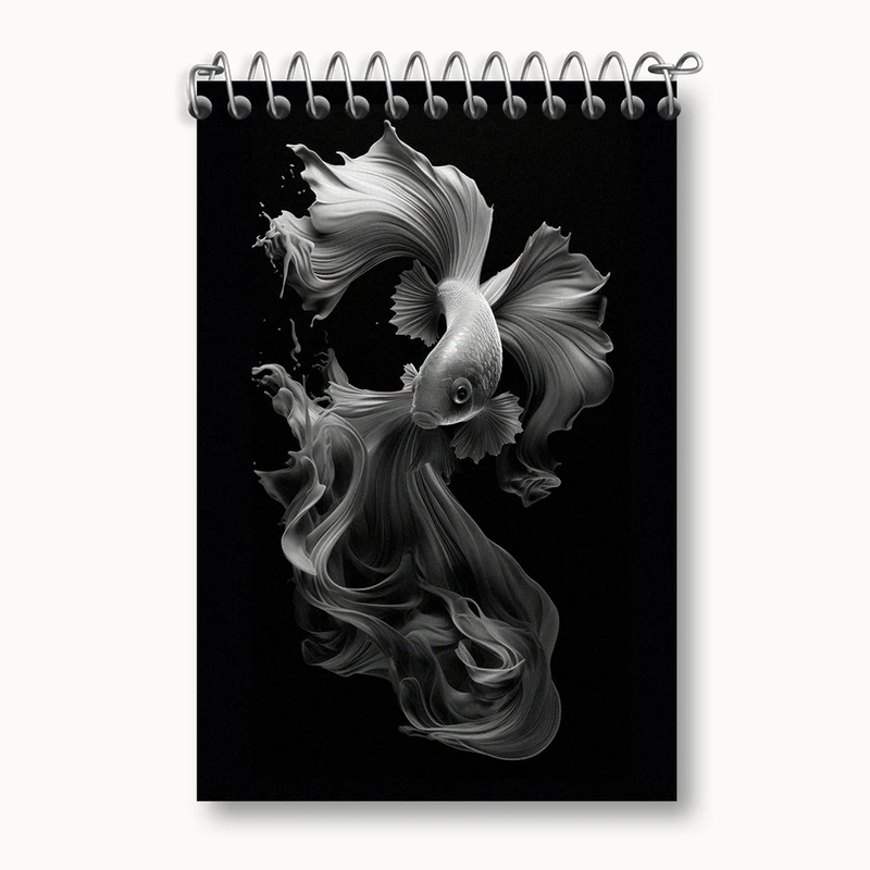 دفتر یادداشت 50 برگ خندالو مدل ماهی کد F2637