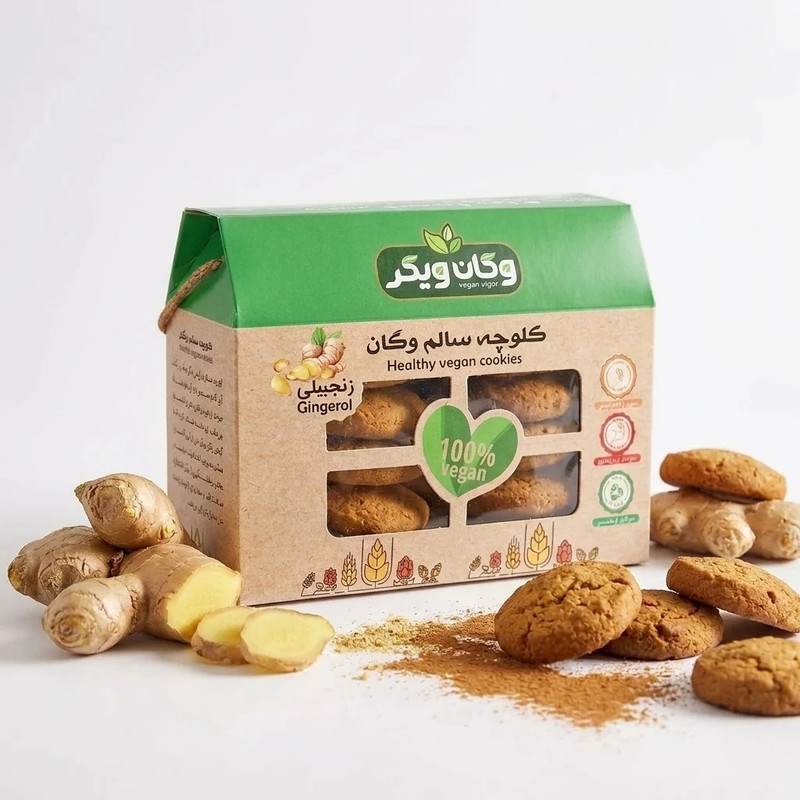 کلوچه زنجبیلی وگان ویگر - 380 گرم