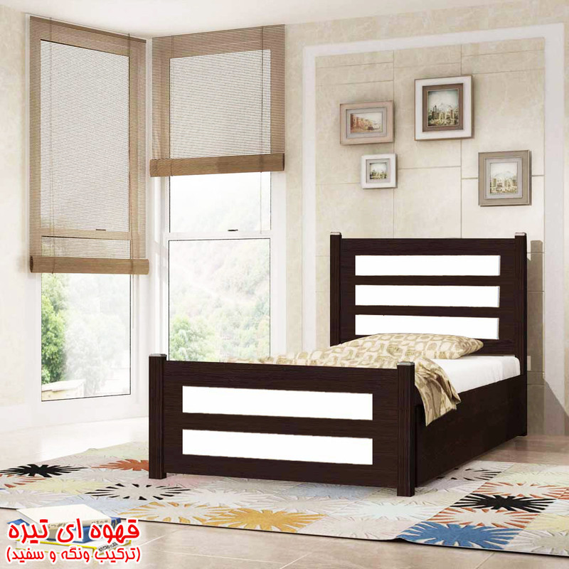 تختخواب یک نفره قائم کد SP04 سایز 90x200 سانتیمتر