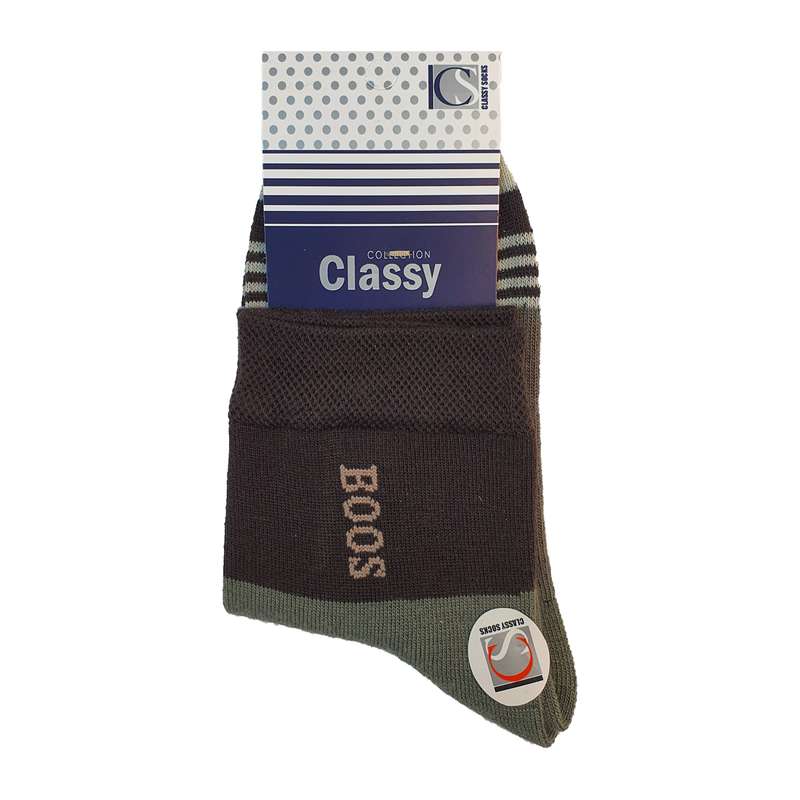 جوراب ساق کوتاه پسرانه مدل اسپرت classy نخی کد ghb