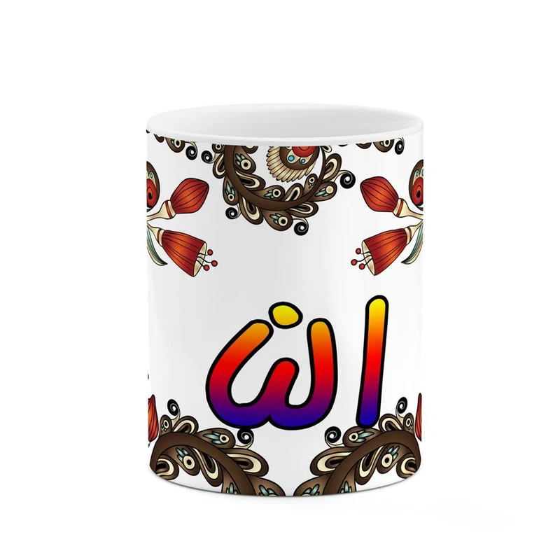 ماگ کاکتی مدل اسم النا طرح سنتی گل و بته کد mgh43729