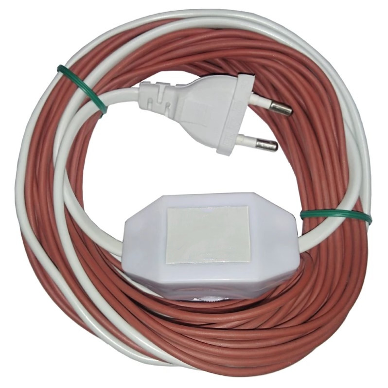 المنت حرارتی مدل گرمایش تخت و تشک سیمی سیلیکونی کره‌ ای SID30W طول هشت متر
