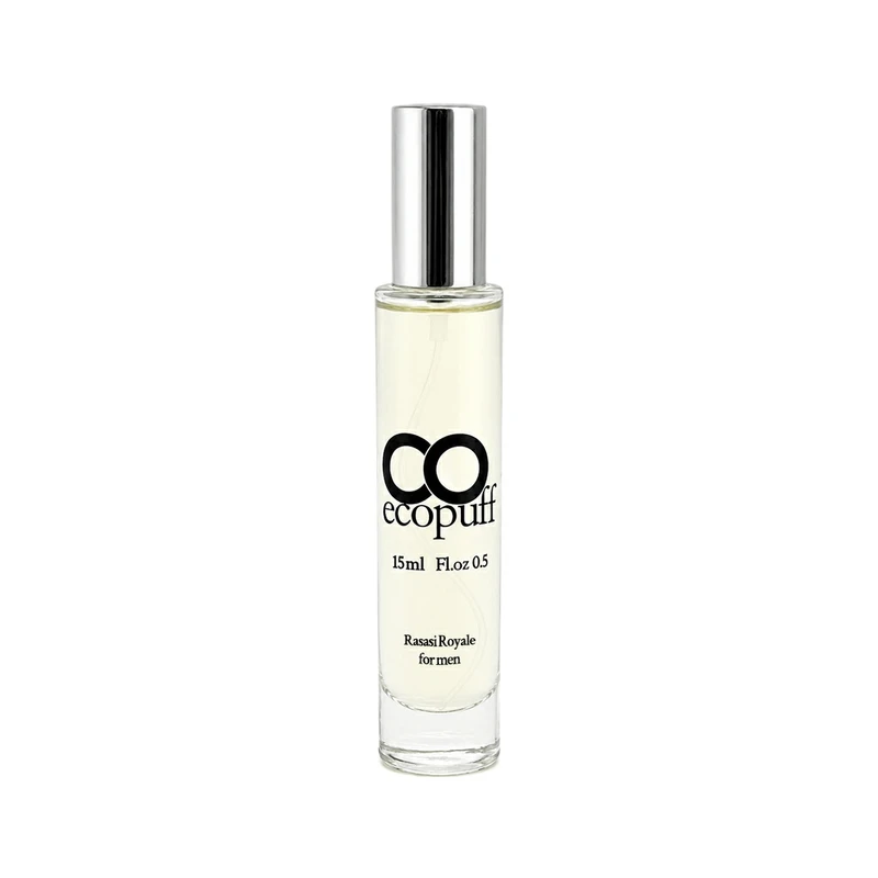 عطر جیبی مردانه اکوپاف مدل  رصاصی رویال با رایحه خنک و چوبی حجم 15 میلی‌لیتر