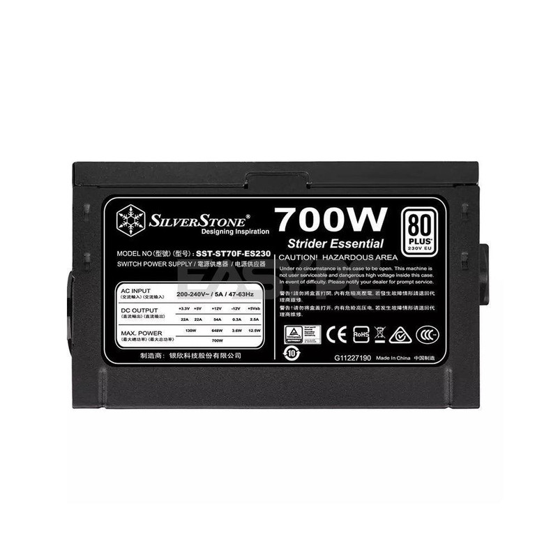 منبع تغذیه کامپیوتر سیلوراستون مدل Essential SST-ST70F-ES230
