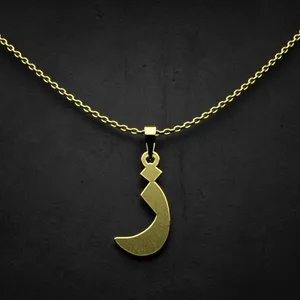 گردنبند طلا 18 عیار زنانه مدوپد مدل حرف ز کد I2-1-1269