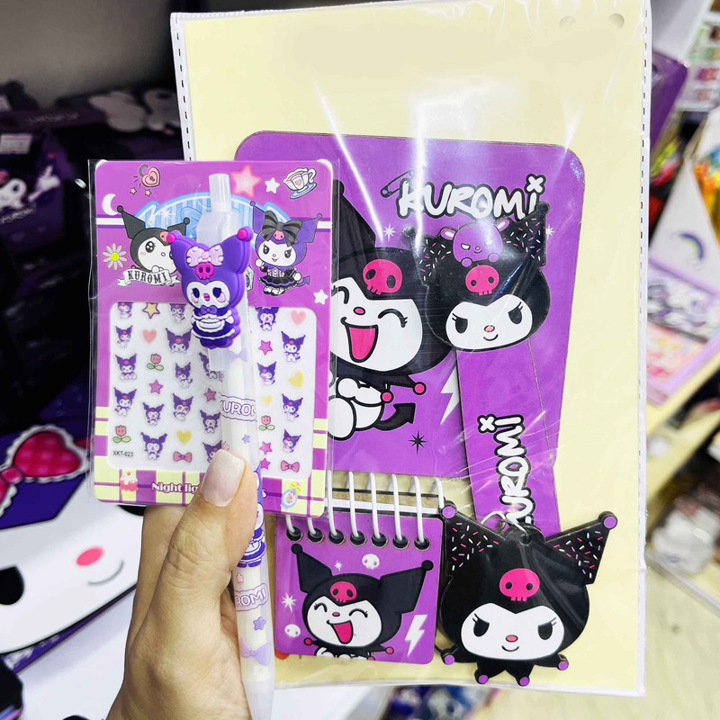 بسته لوازم تحریر مدل کرومی بسته 6 عددی