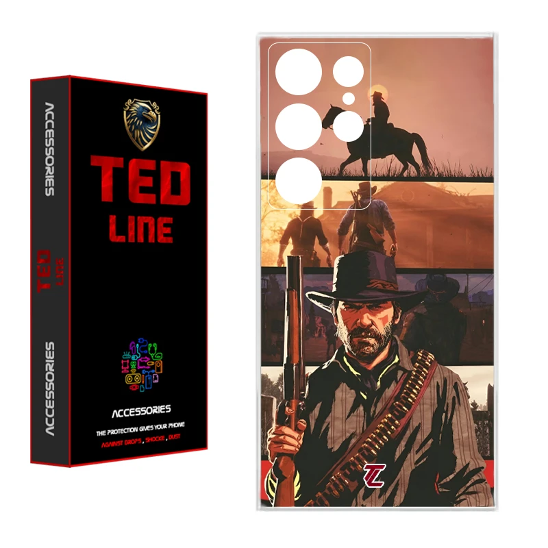 کاور تدلاین طرح رد دد ریدمپشن کد 1201 مناسب برای گوشی موبایل سامسونگ Galaxy S23 Ultra