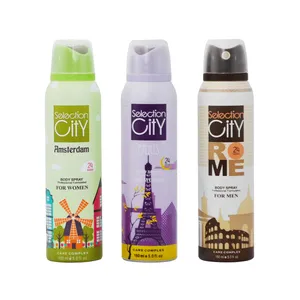 اسپری خوشبو کننده بدن سلکشن سیتی مدل E5 حجم 150 میلی لیتر مجموعه 3 عددی