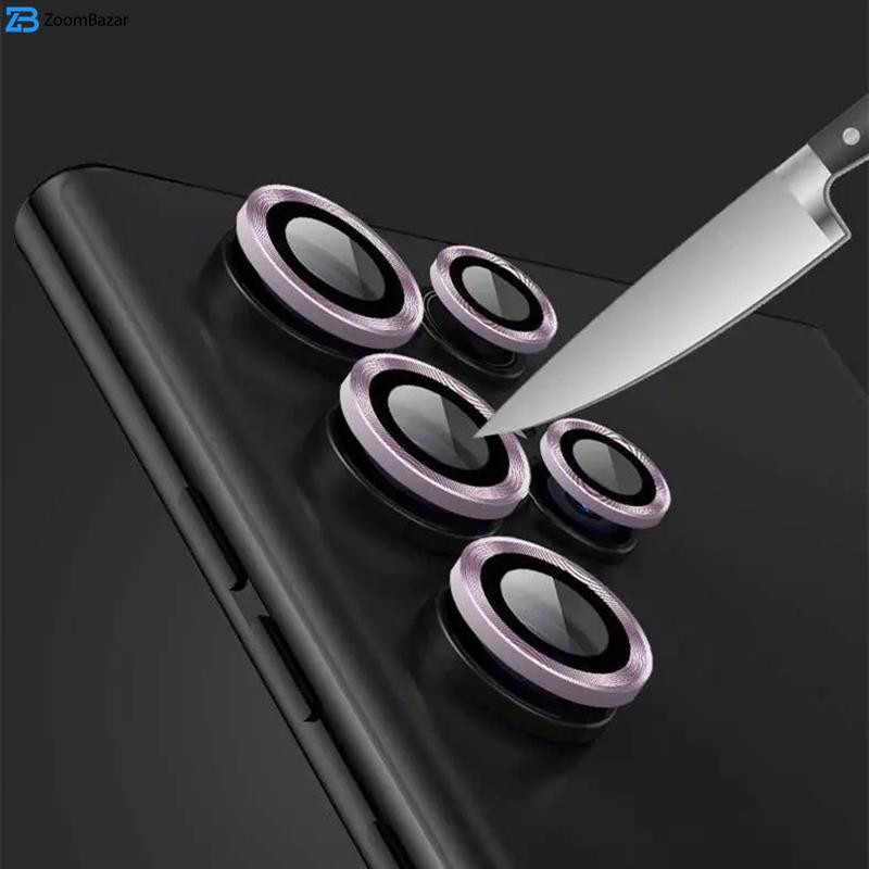 محافظ لنز دوربین مدل CAME مناسب برای گوشی موبایل سامسونگ Galaxy S22 ultra