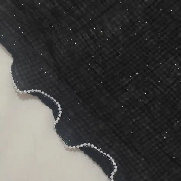 شال زنانه مدل نخی مرواریدی شاین دار کد morvarid10