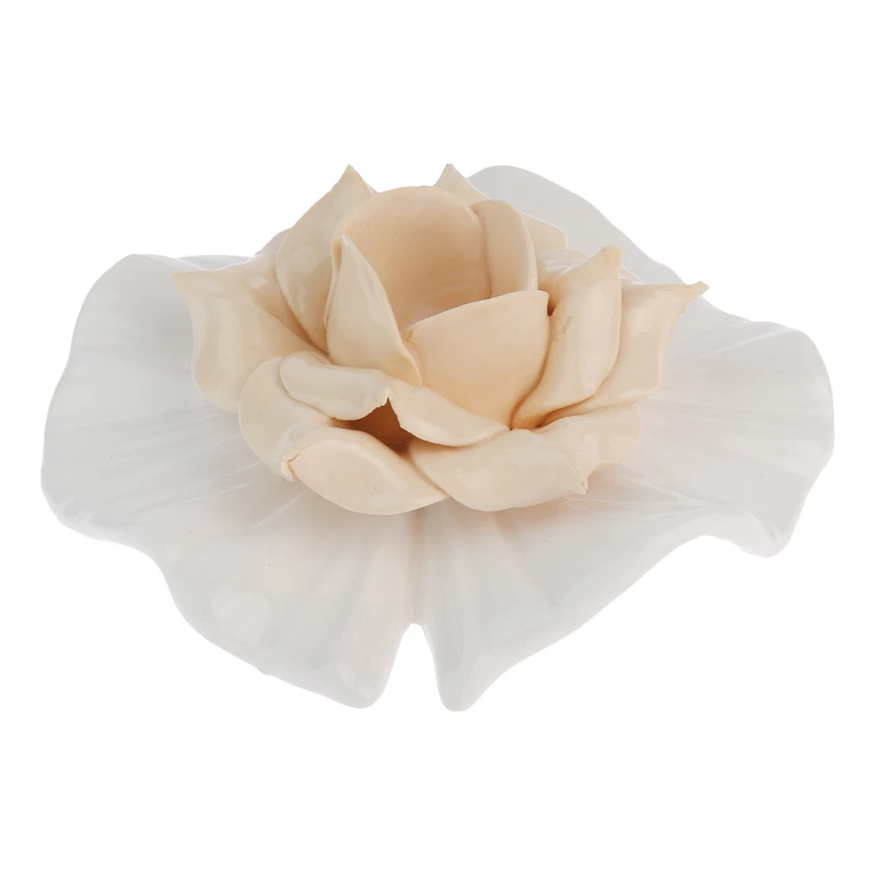 جاشمعی مدل نیلوفر مناسب برای شمع استوانه ای