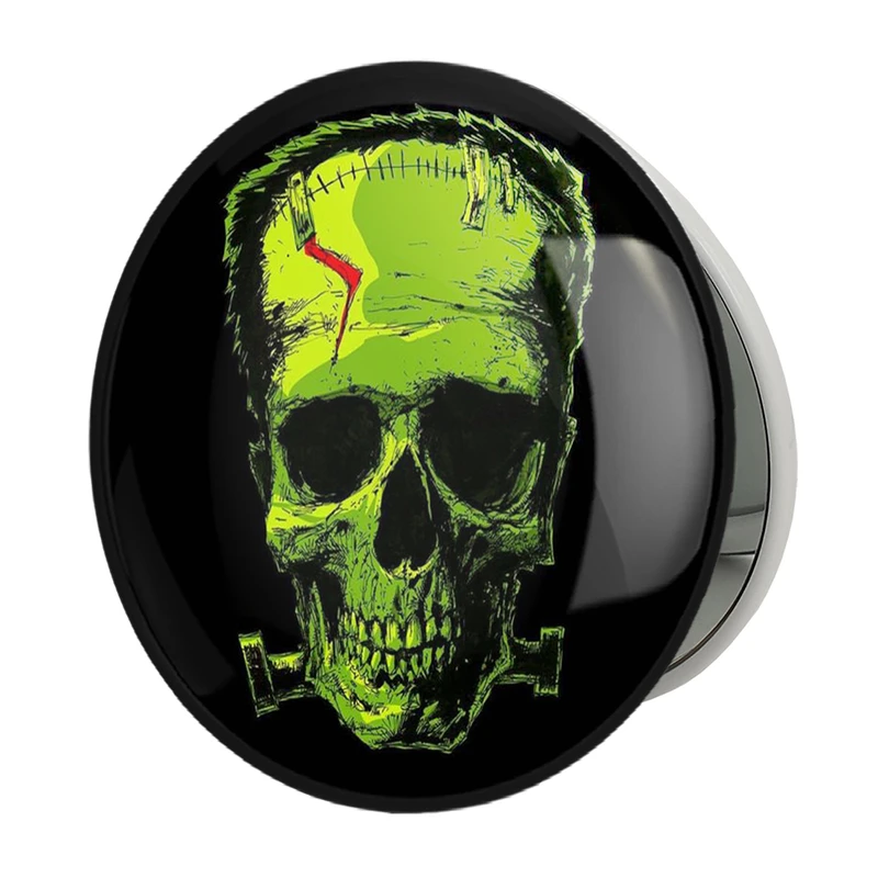 آینه جیبی خندالو طرح اسکلت Skleton مدل تاشو کد 1208 