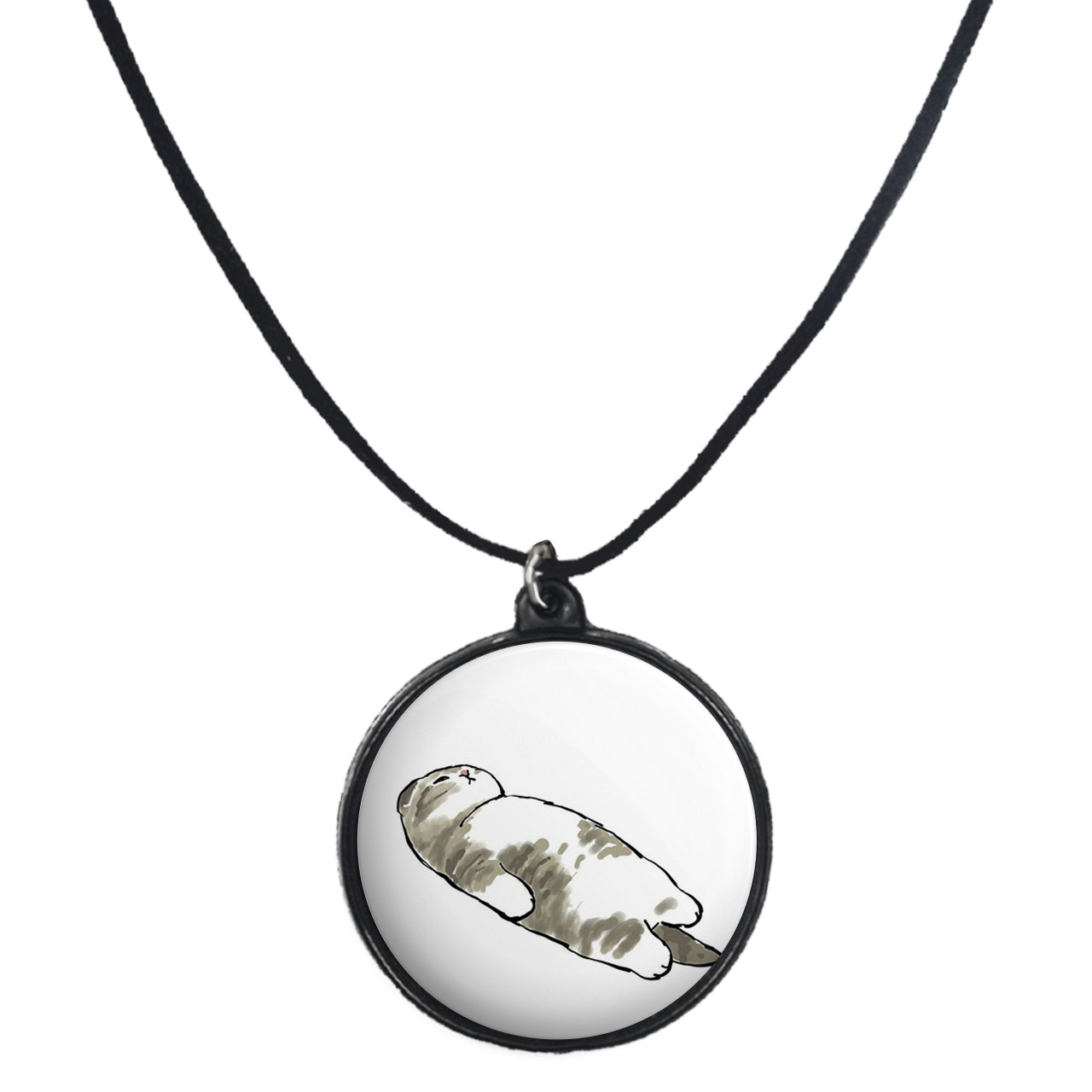 گردنبند پرمانه طرح حیوانات کیوت کد pmb.21560 مدل دو طرفه