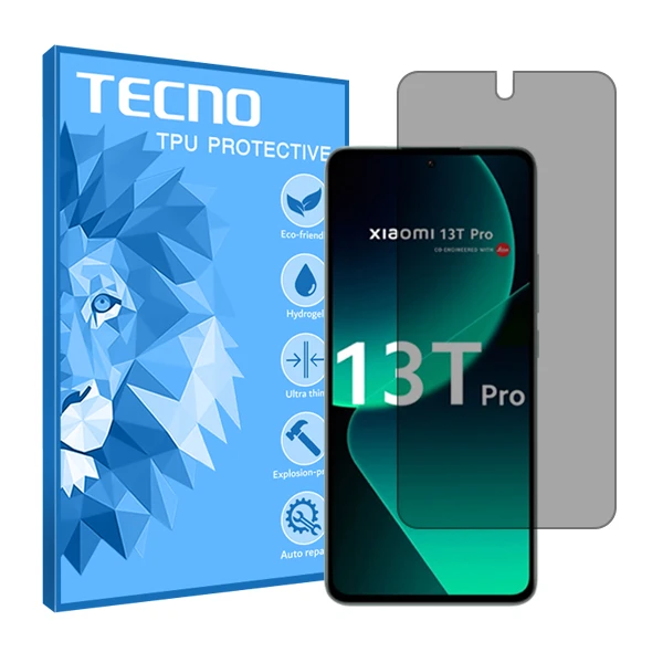 محافظ صفحه نمایش حریم شخصی تکنو مدل HyPRV مناسب برای گوشی موبایل شیائومی 13T Pro