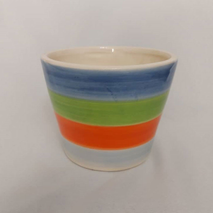 گلدان طرح رنگین مدل BLB2