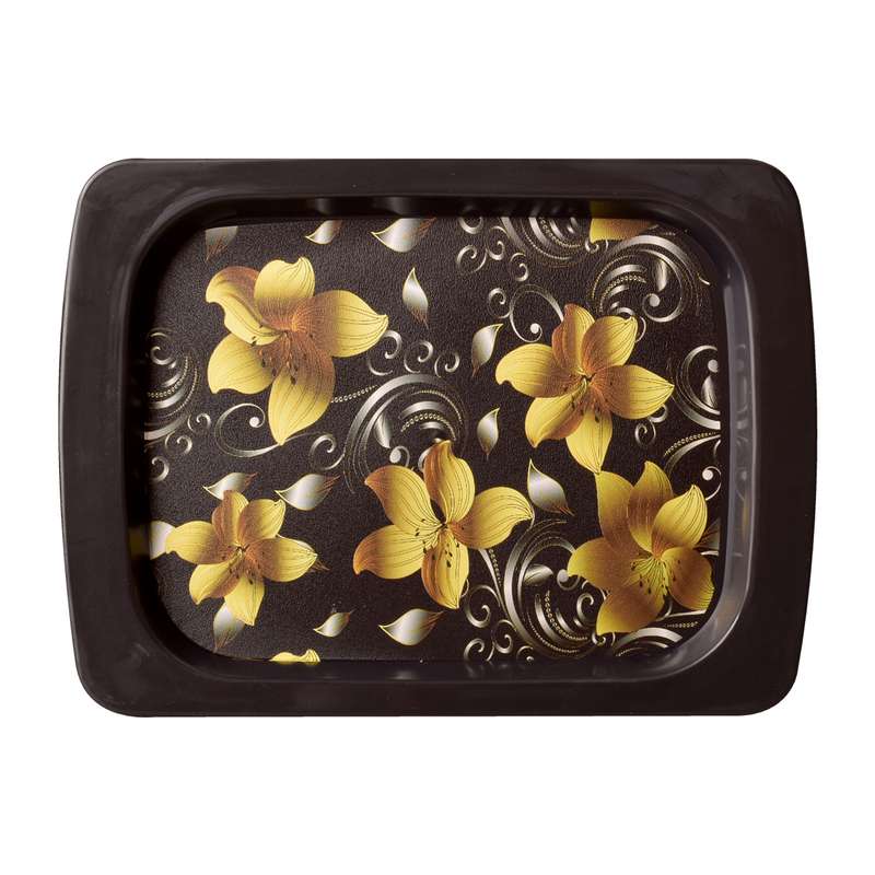 سینی مهروز مدل E-2002-61 طرح گل سینی مهروز مدل E-2002-61 طرح گل