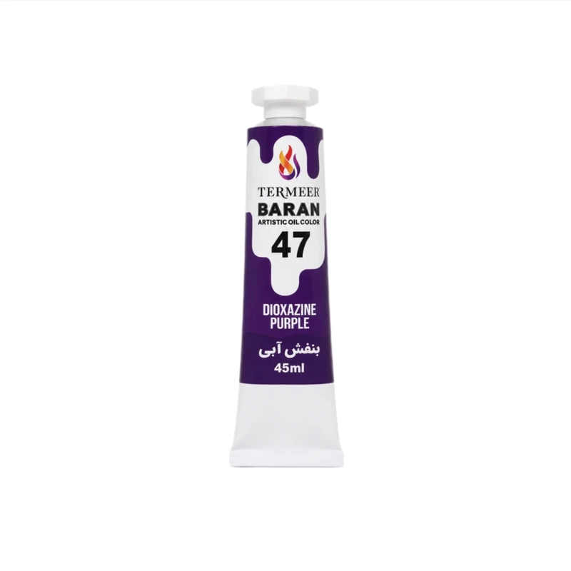 رنگ روغن ترمه باران کد ۴۷ حجم ۴۵ میلی لیتر