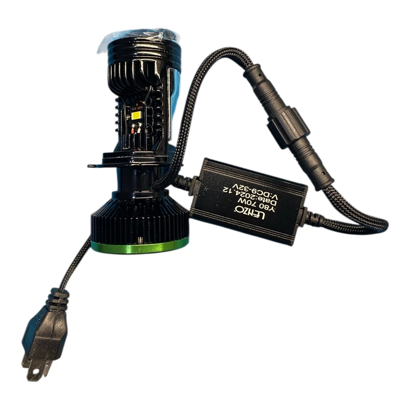 لامپ هدلایت خودرو لنزو مدل Y80 پایه H4 بسته دو عددی