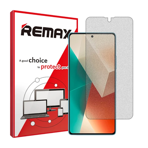 محافظ صفحه نمایش مات ریمکس مدل Resistant مناسب برای گوشی موبایل شیائومی Redmi Note 13 Pro Plus