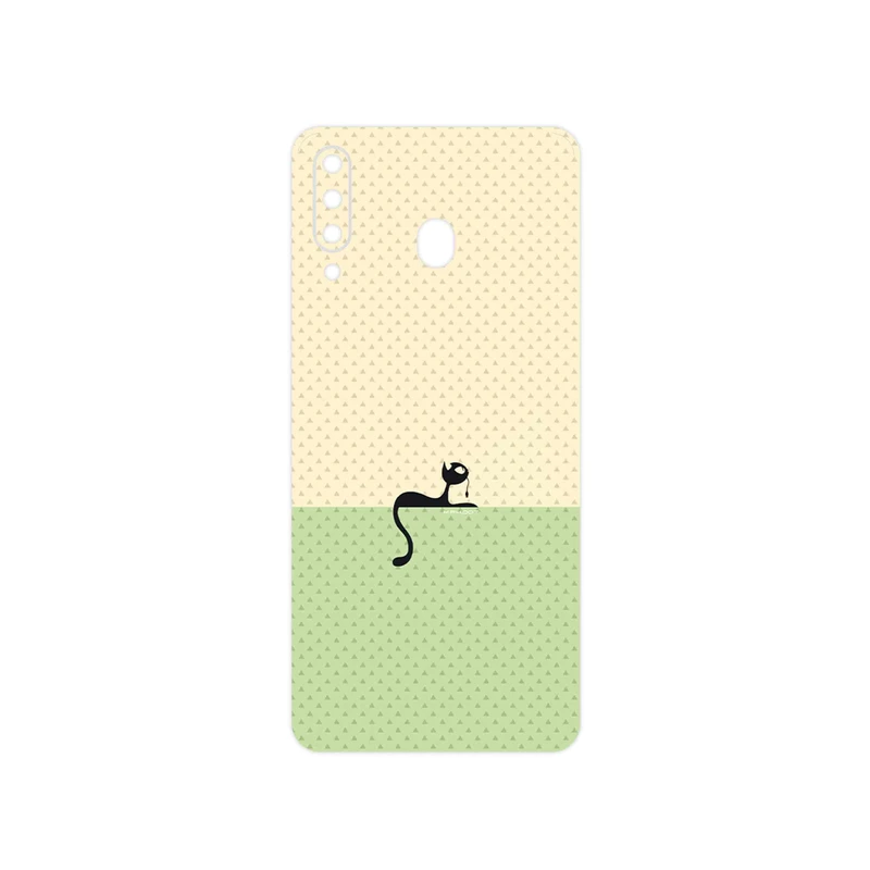 برچسب پوششی ماهوت مدل Minimal Internet Cat Icon مناسب برای گوشی موبایل سامسونگ Galaxy M30