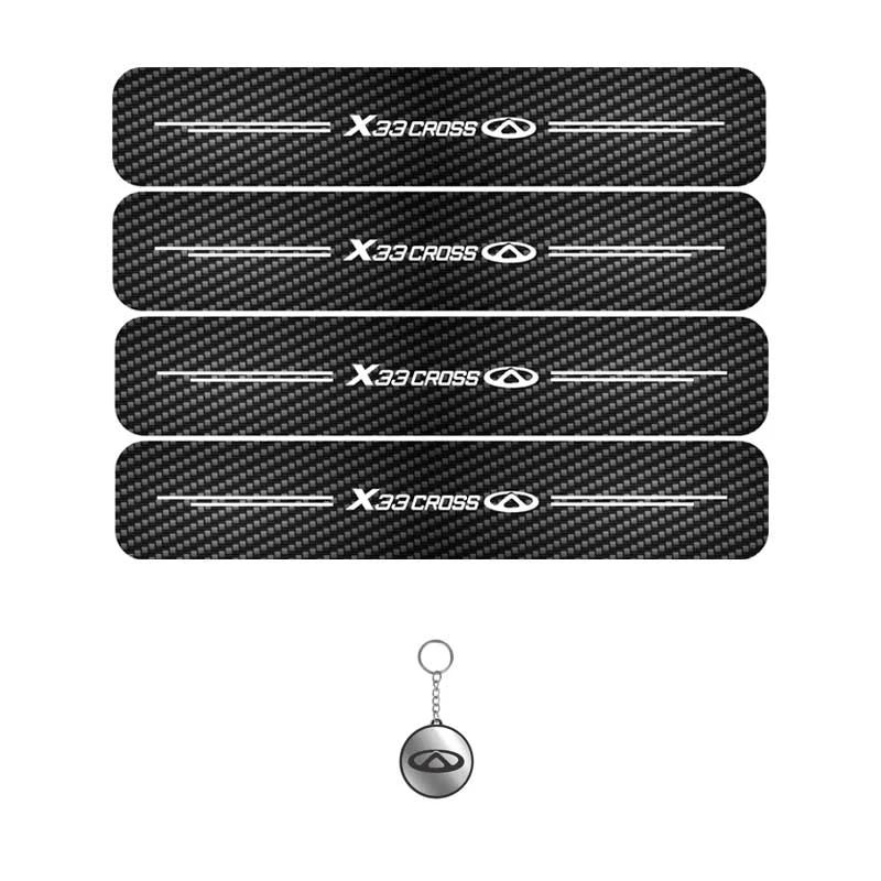 برچسب پارکابی مهدیار طرح کربن کد LCE0028 مناسب برای ایکس 33کراس مجموعه4عددی به همراه جاکلیدی