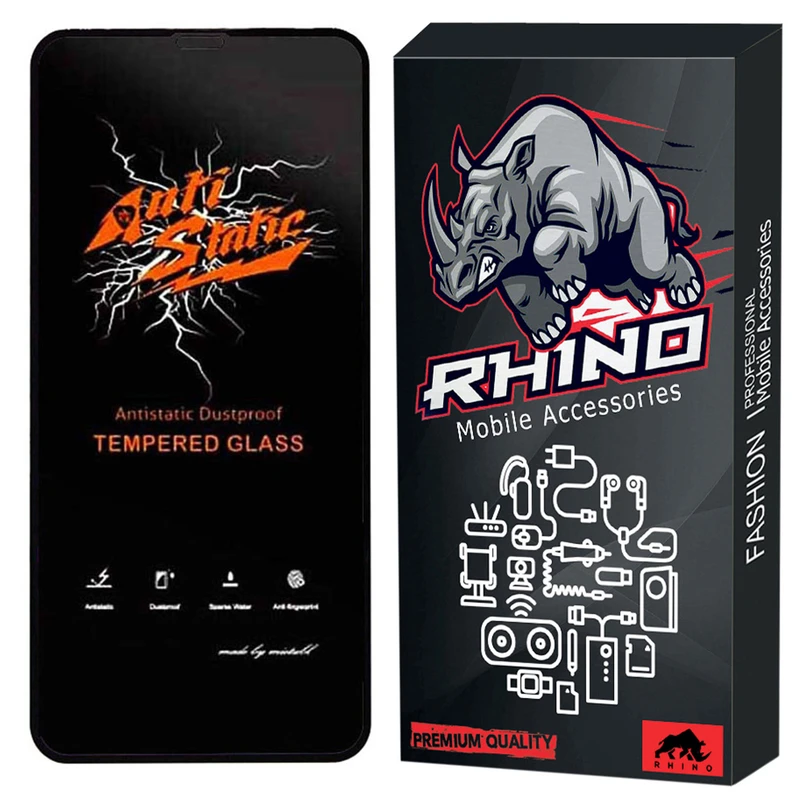 محافظ صفحه نمایش راینو مدل Anti-Static مناسب برای گوشی موبایل اپل iPhone 12 Pro Max