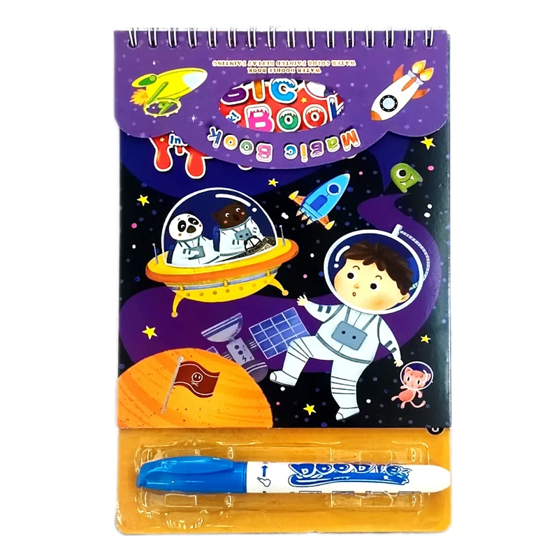 بازی آموزشی رنگ آمیزی مدل مجیک واتر فضانورد