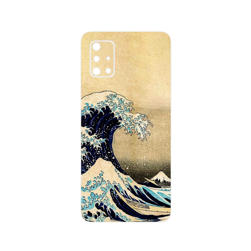 برچسب پوششی ماهوت مدل The Great Wave off Kanagawa of Hokusai مناسب برای گوشی موبایل سامسونگ Galaxy A71