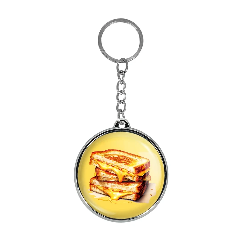 جاکلیدی خندالو طرح فست فود (Fast Food) مدل دوطرفه کد 3655836559