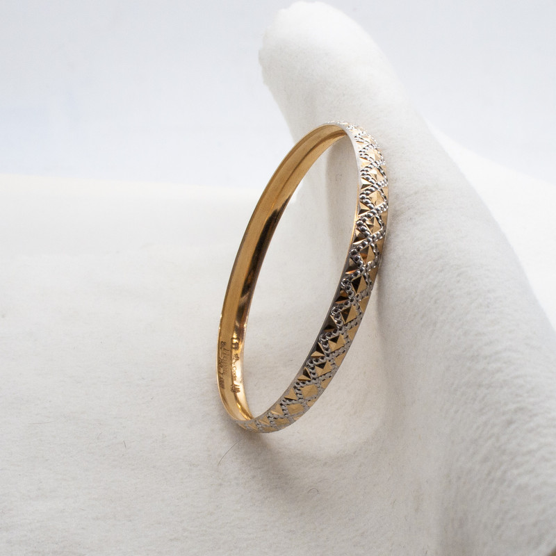 النگو طلا عیار 18 زنانه سهی مدل VB18-4 النگو طلا عیار 18 زنانه سهی مدل VB18-4