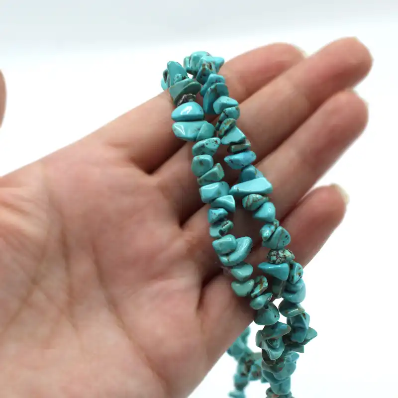 ریسه سنگ فیروزه مدل نامنظم