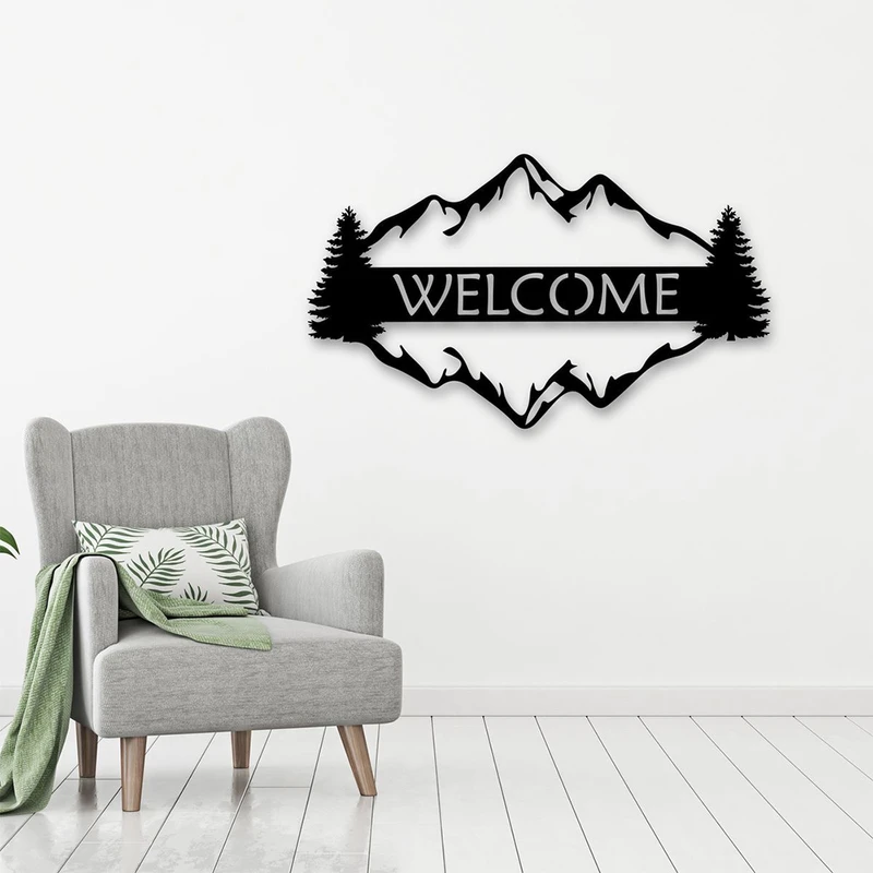 استیکر دکو رستا مدلWELCOME کد C386