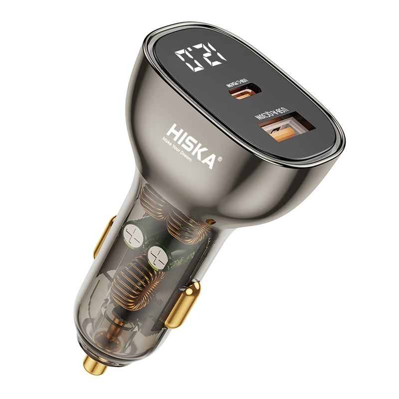 شارژر فندکی 95 وات هیسکا مدل hcc-326