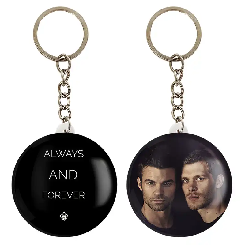 جاکلیدی خندالو مدل الایژا و کلاوس مایکلسون اصیل ها The Originals کد 2030020303 مجموعه 2 عددی